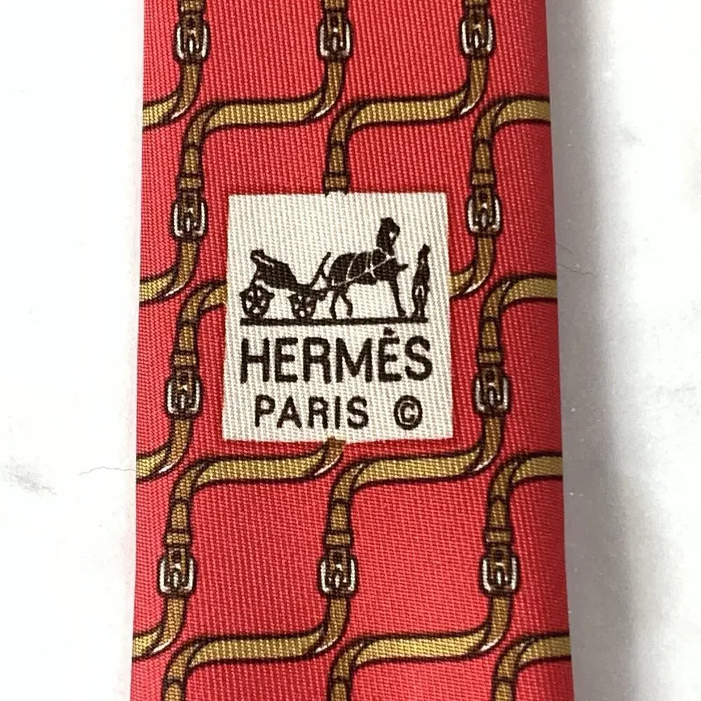 HERMES Tie Silk 55